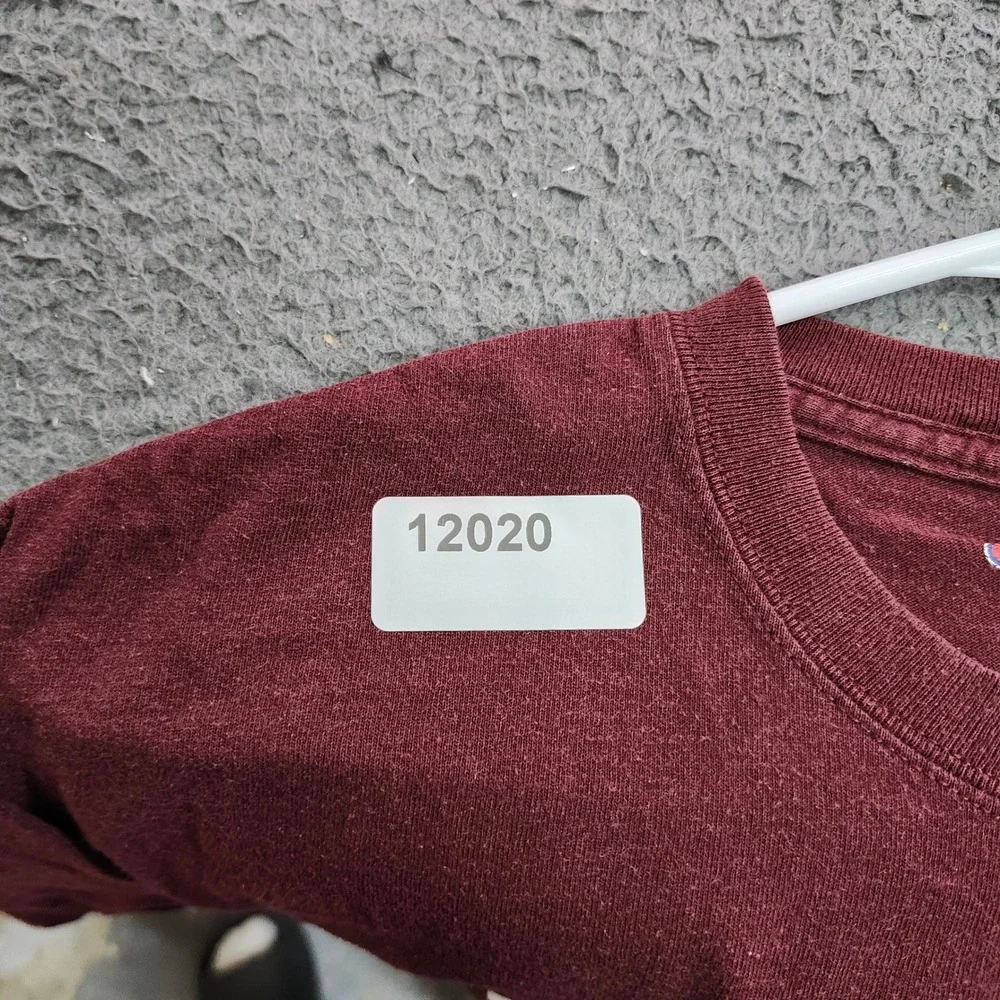 Champion Harvard University T-Shirt Maroon Mens Medium Short Sleeve Logo 12020 - Picture 6 of 6